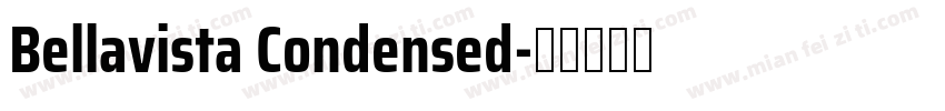 Bellavista Condensed字体转换